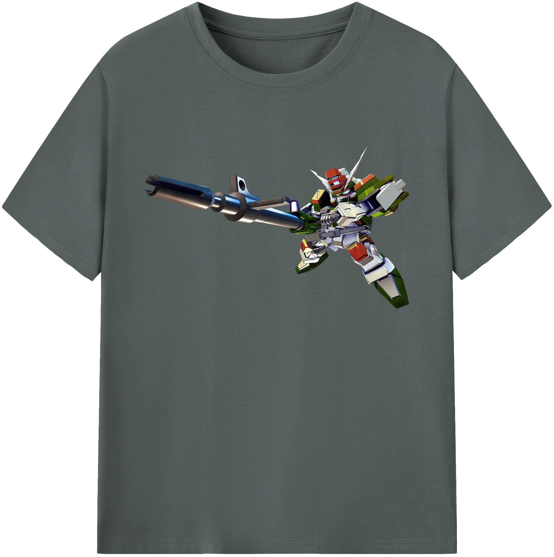 （画像用） 機動戦士ガンダム Mobile Suit Gundam 綿100％ メンズ半袖Tシャツ｜肌触りやわらか＆通気性
